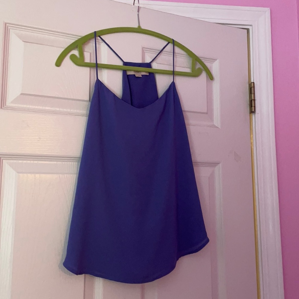 LOFT, purple blouse, size SP